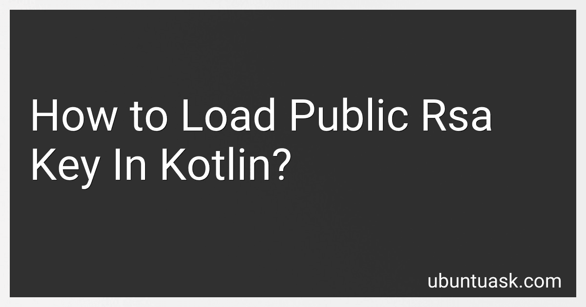 How to Load Public Rsa Key In Kotlin? image