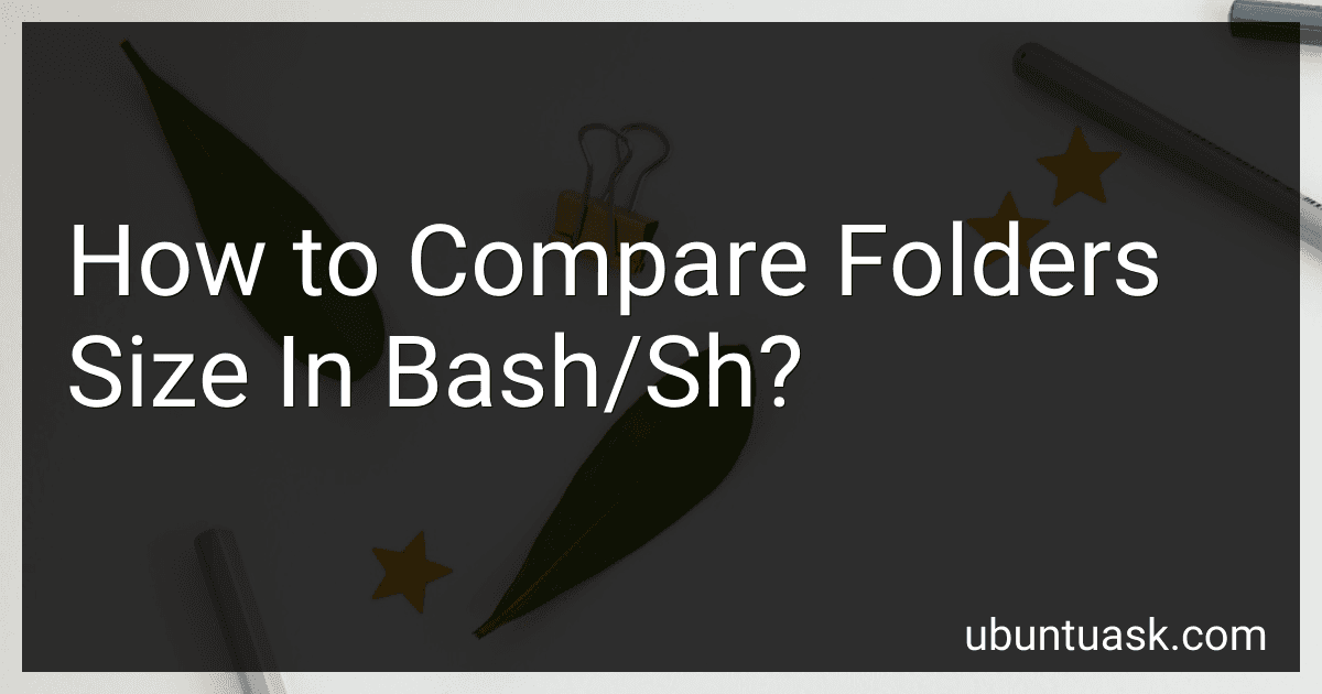 How to Compare Folders Size In Bash/Sh? image