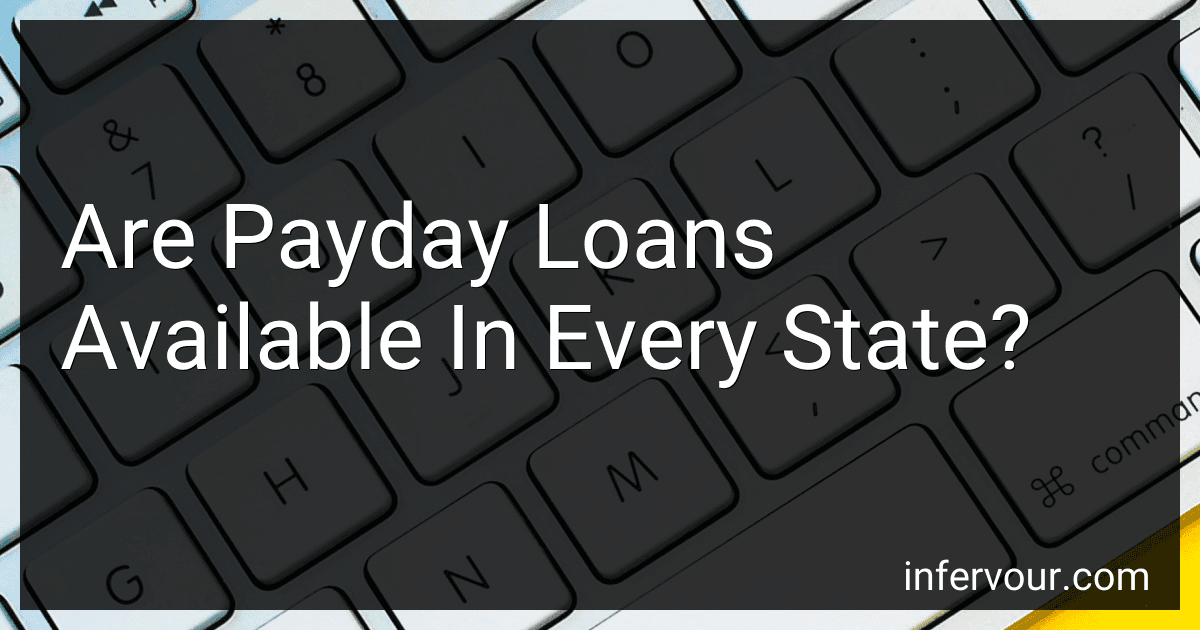 Are Payday Loans Available In Every State? image