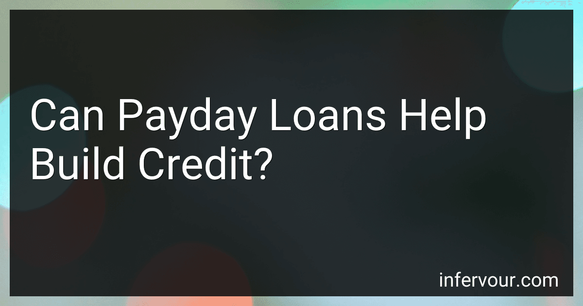 Can Payday Loans Help Build Credit? image