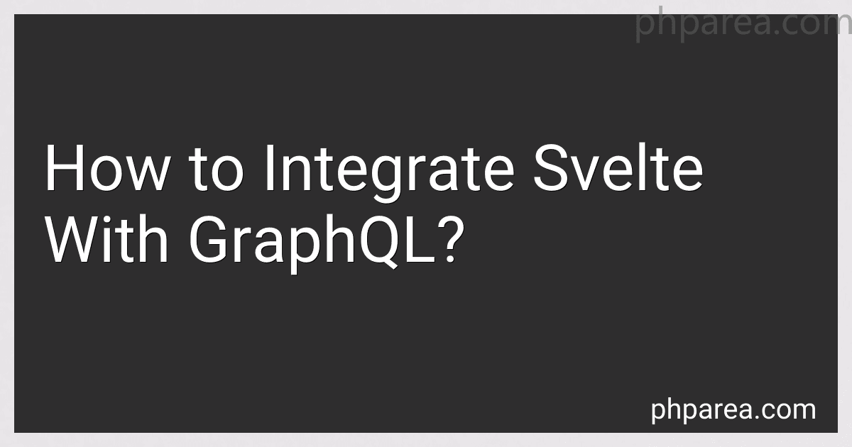 How to Integrate Svelte With GraphQL? image