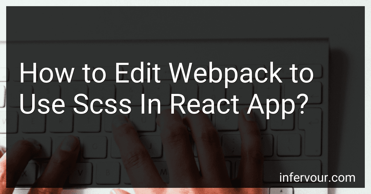 How to Edit Webpack to Use Scss In React App? preview