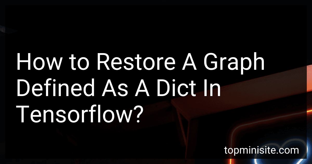 How to Restore A Graph Defined As A Dict In Tensorflow? image