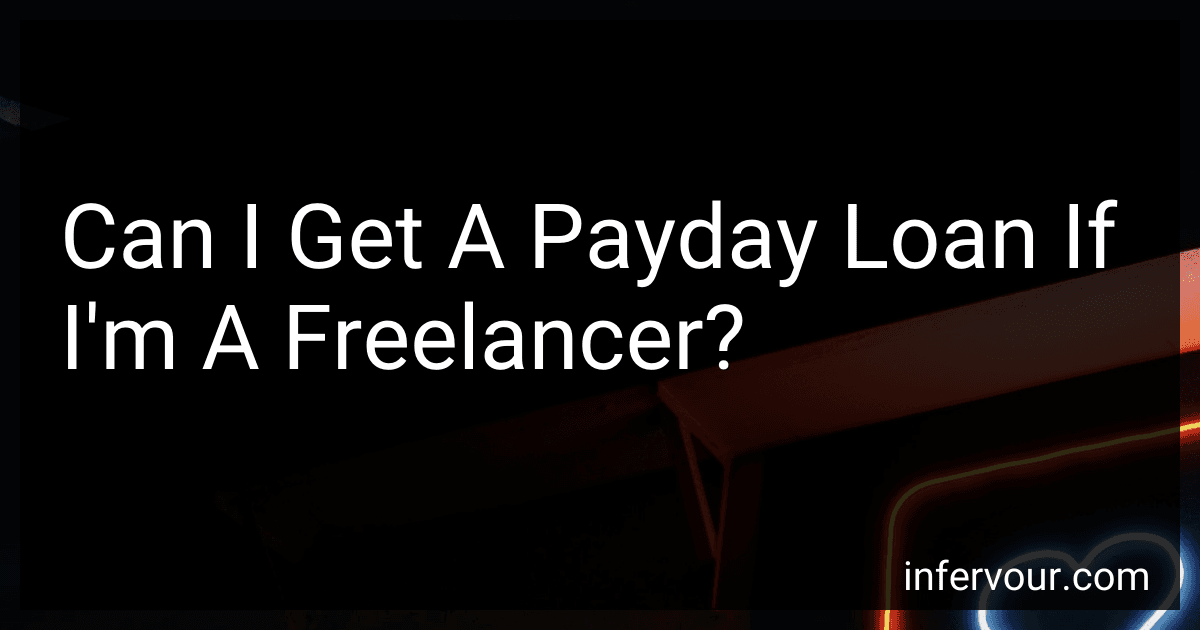 Can I Get A Payday Loan If I'm A Freelancer? image