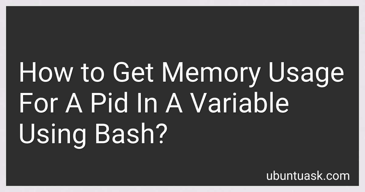 How to Get Memory Usage For A Pid In A Variable Using Bash? image