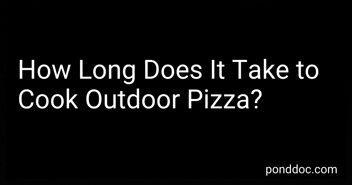 How Long Does It Take to Cook Outdoor Pizza? image