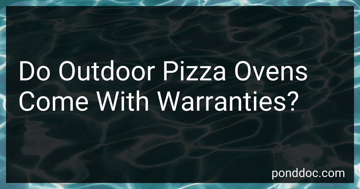 Do Outdoor Pizza Ovens Come With Warranties? image
