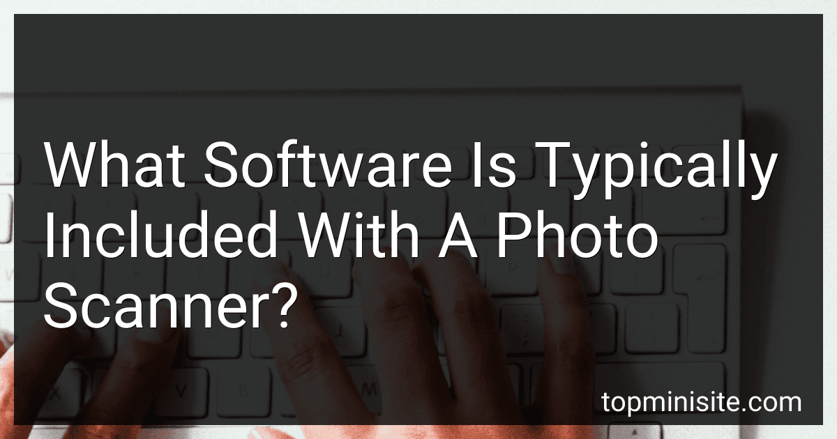 What Software Is Typically Included With A Photo Scanner? image