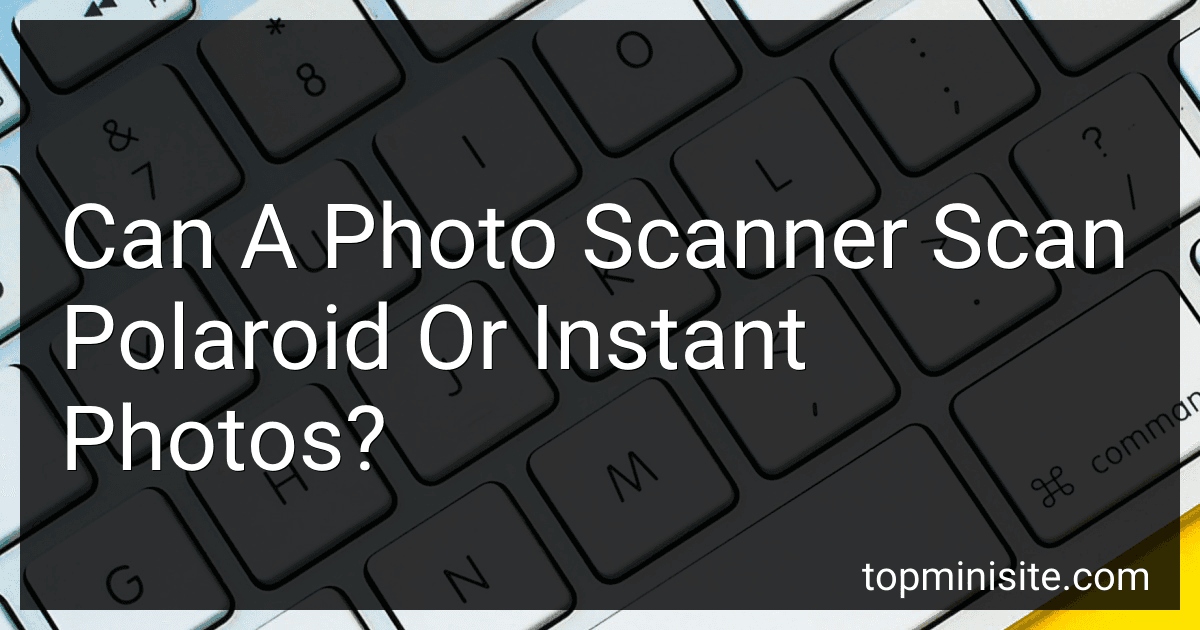 Can A Photo Scanner Scan Polaroid Or Instant Photos? image