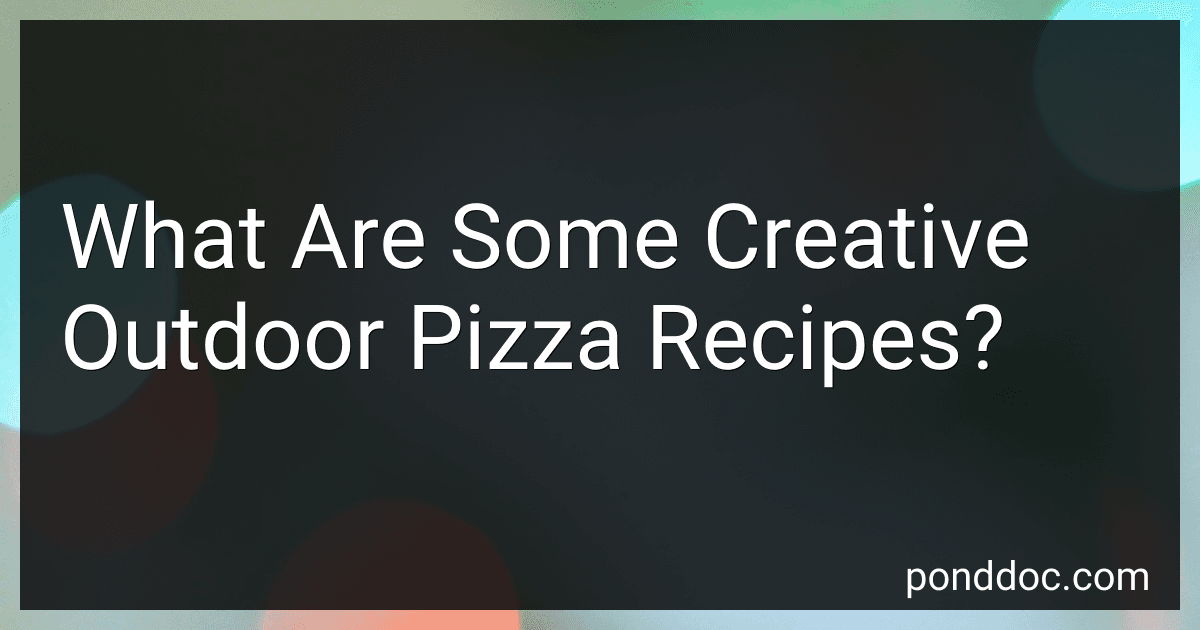 What Are Some Creative Outdoor Pizza Recipes? image