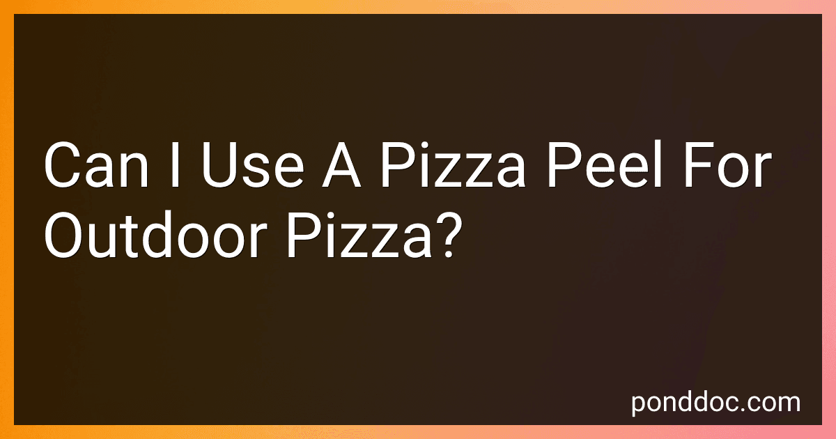 Can I Use A Pizza Peel For Outdoor Pizza? image