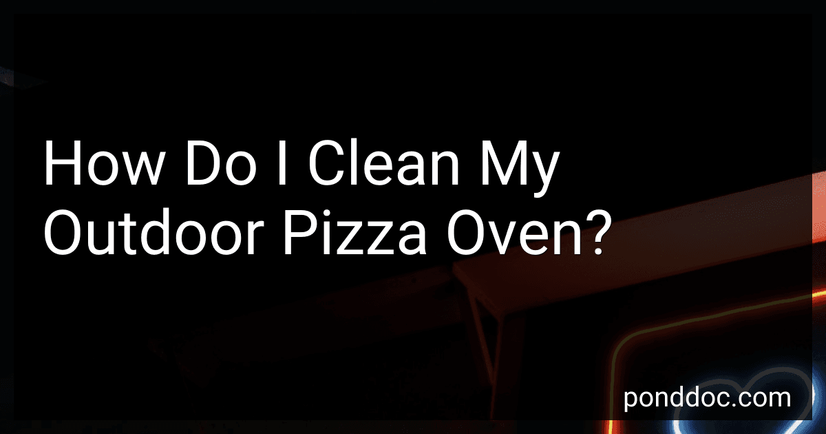 How Do I Clean My Outdoor Pizza Oven? image