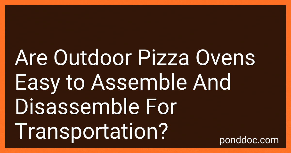 Are Outdoor Pizza Ovens Easy to Assemble And Disassemble For Transportation? image