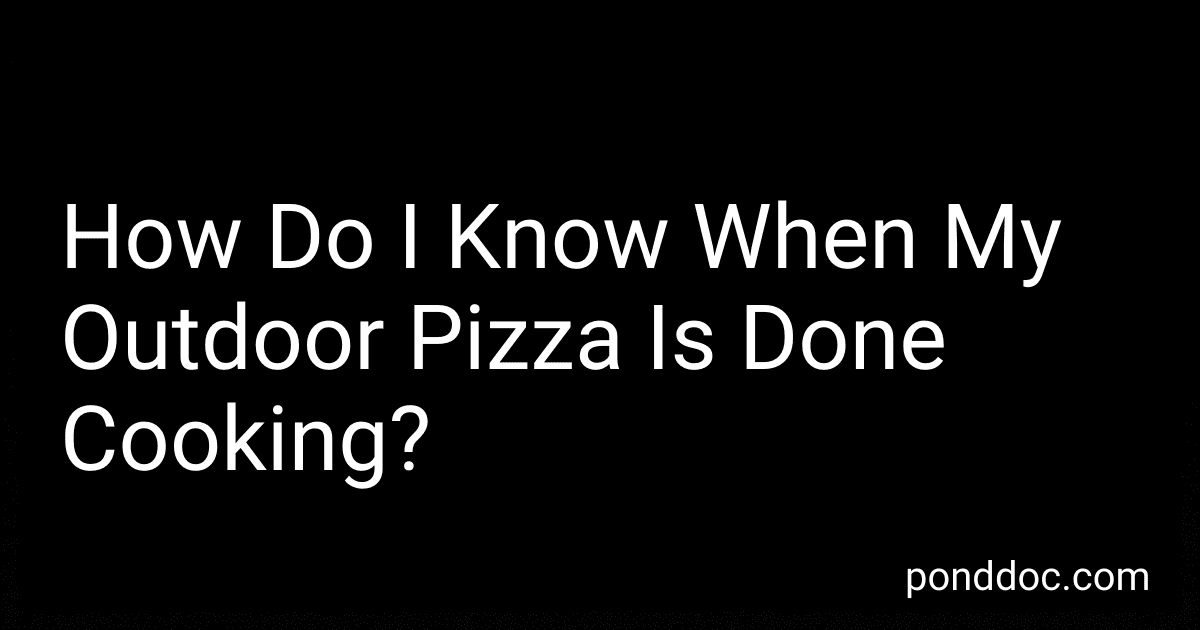 How Do I Know When My Outdoor Pizza Is Done Cooking? image
