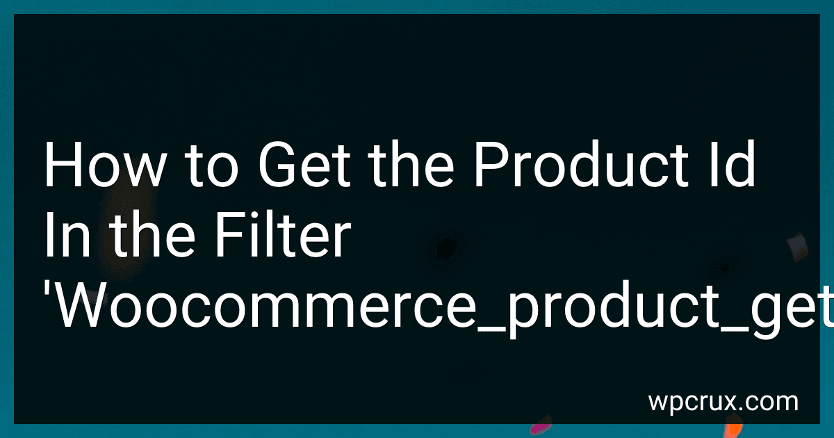 How to Get the Product Id In the Filter 'Woocommerce_product_get_weight'? image