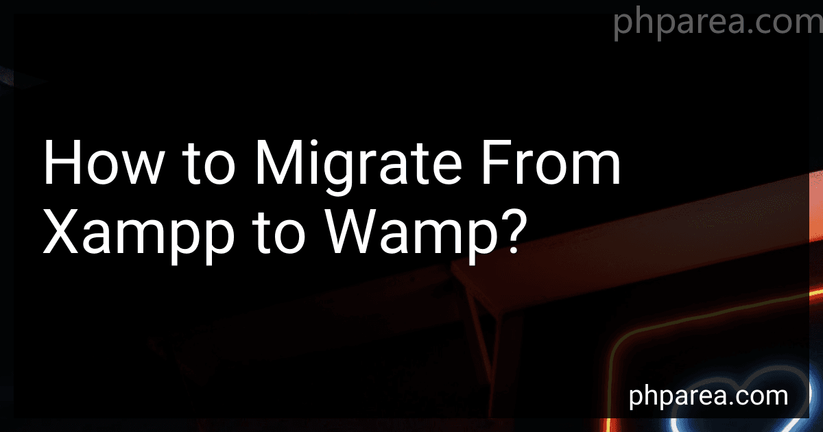 How to Migrate From Xampp to Wamp? image