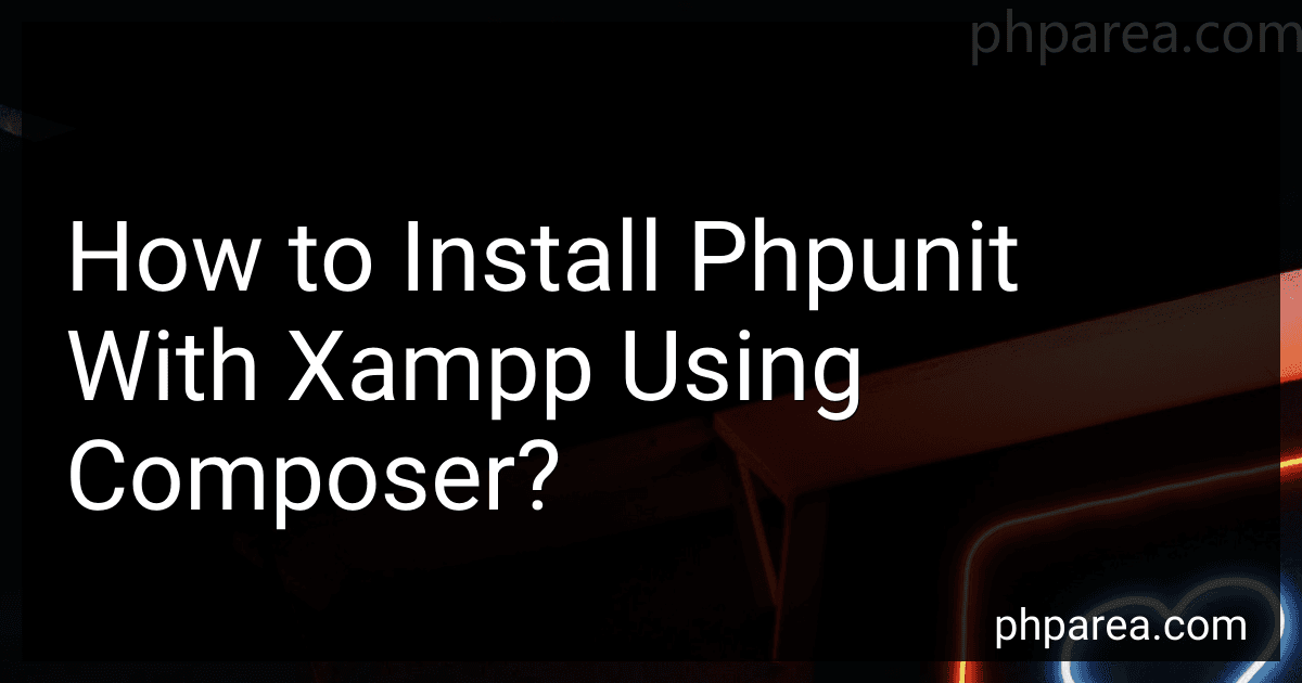 How to Install Phpunit With Xampp Using Composer? image