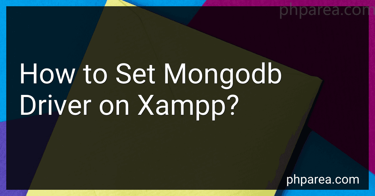 How to Set Mongodb Driver on Xampp? image