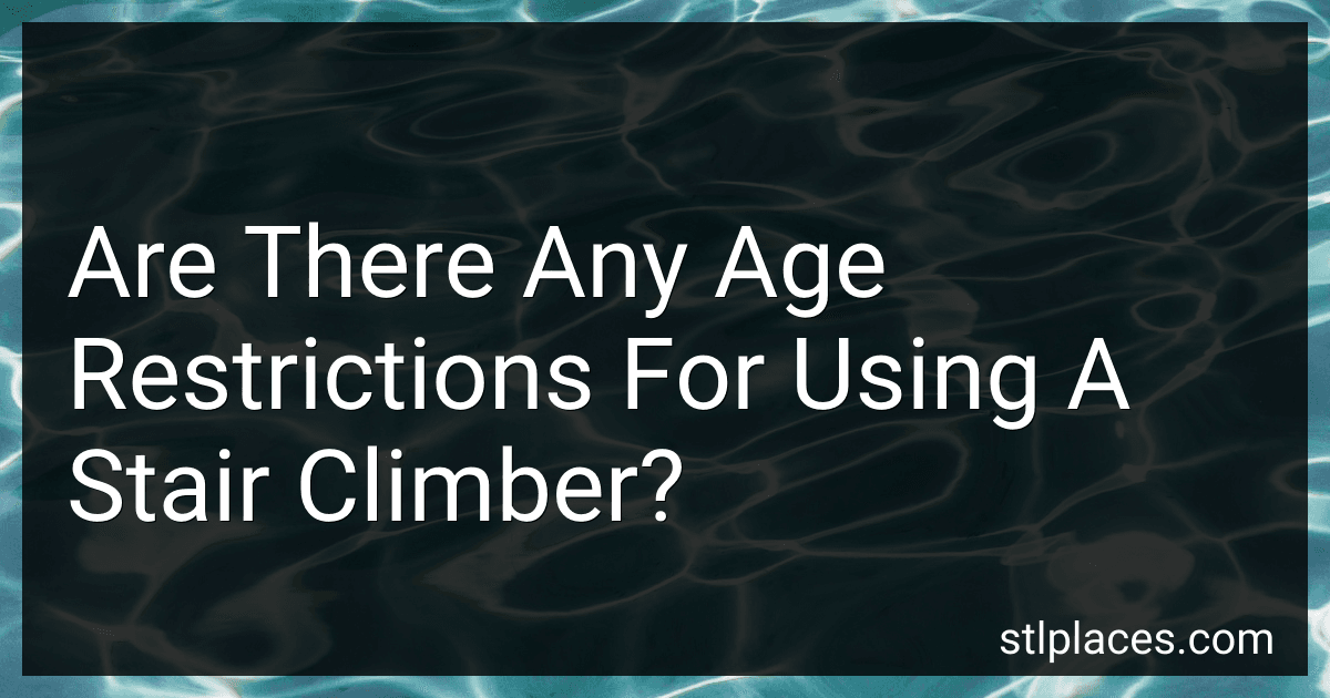 Are There Any Age Restrictions For Using A Stair Climber? preview