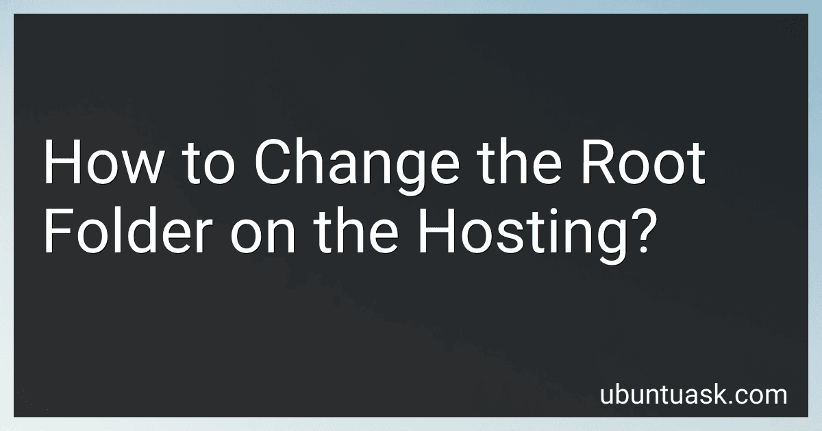 How to Change the Root Folder on the Hosting? image