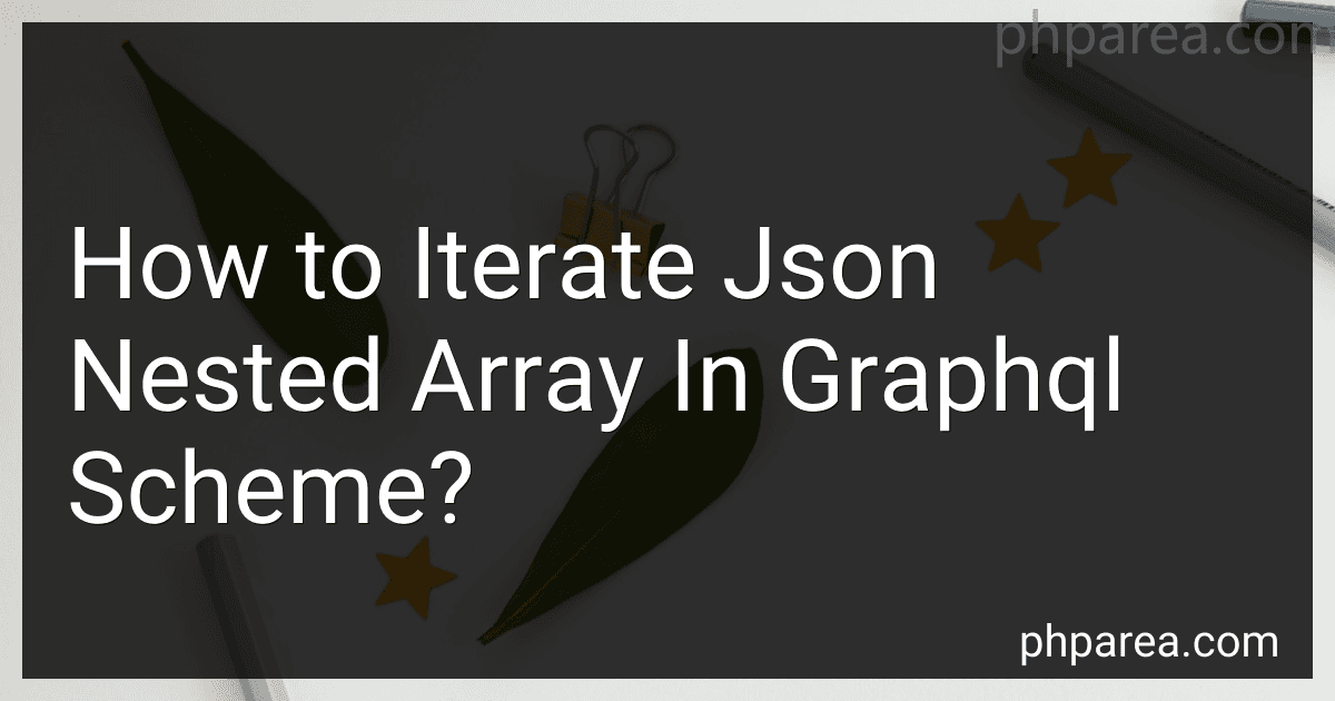 How to Iterate Json Nested Array In Graphql Scheme? image