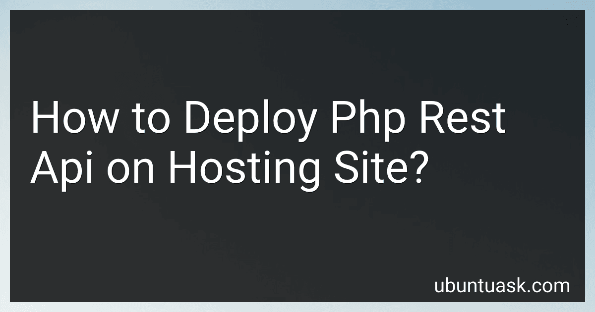 How to Deploy Php Rest Api on Hosting Site? image