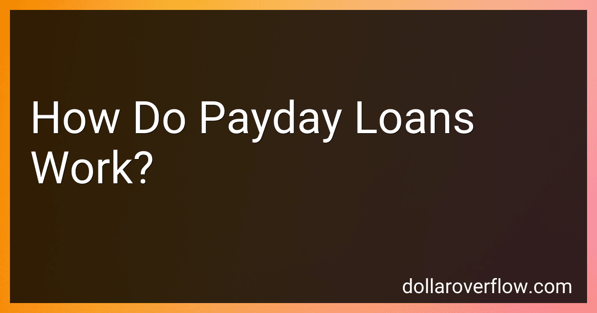 How Do Payday Loans Work? image