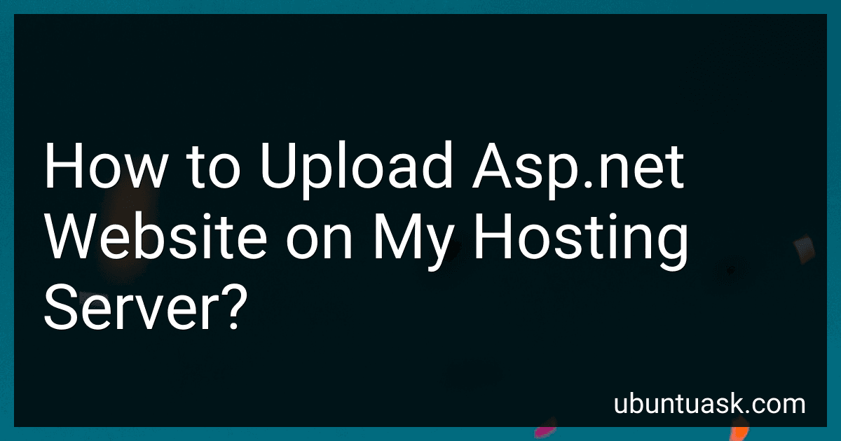 How to Upload Asp.net Website on My Hosting Server? image