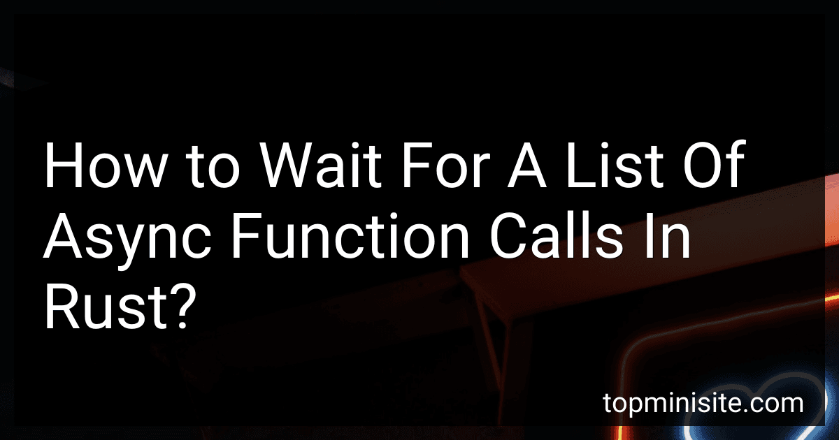 How to Wait For A List Of Async Function Calls In Rust? image