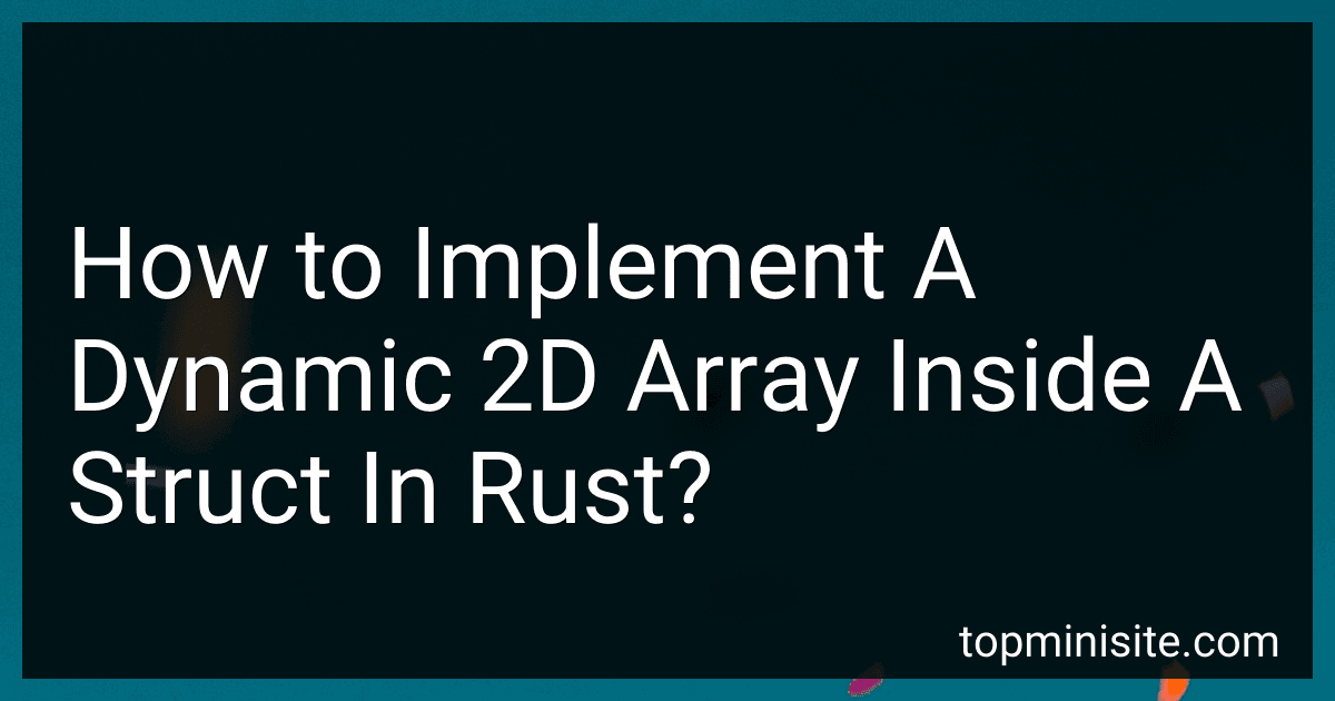 How to Implement A Dynamic 2D Array Inside A Struct In Rust? image
