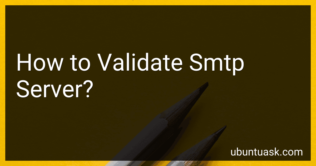 How to Validate Smtp Server? image