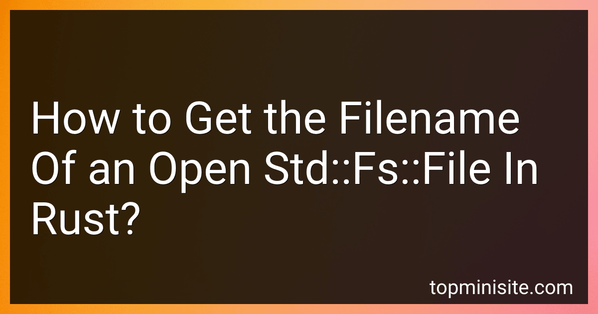 How to Get the Filename Of an Open Std::Fs::File In Rust? image