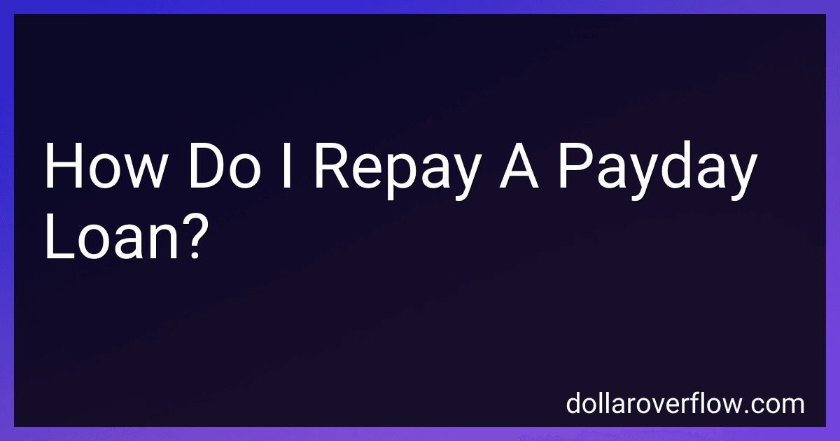 How Do I Repay A Payday Loan? image