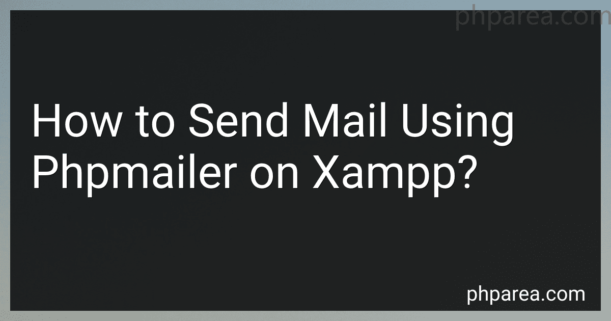 How to Send Mail Using Phpmailer on Xampp? image