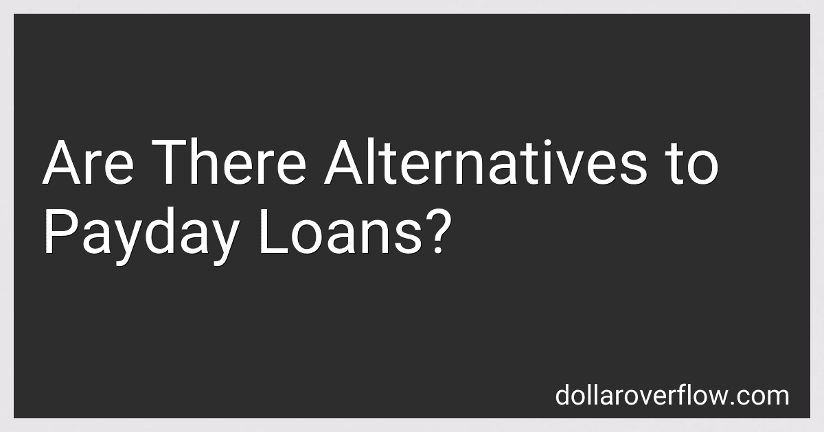 Are There Alternatives to Payday Loans? image