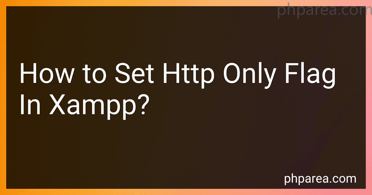 How to Set Http Only Flag In Xampp? image