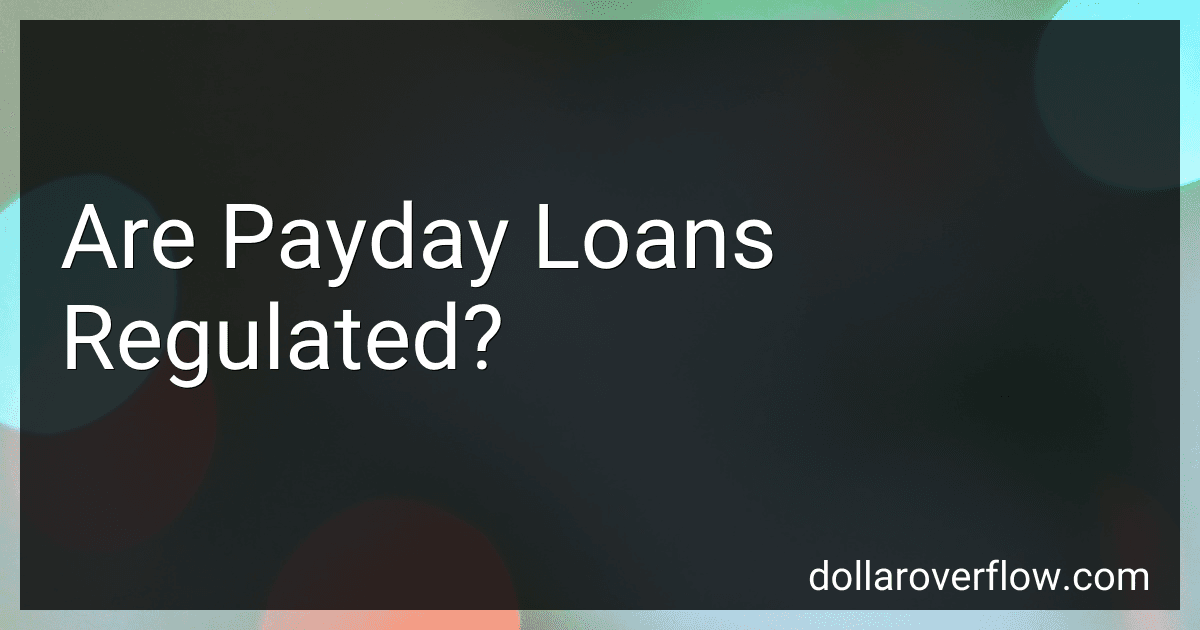 Are Payday Loans Regulated? image