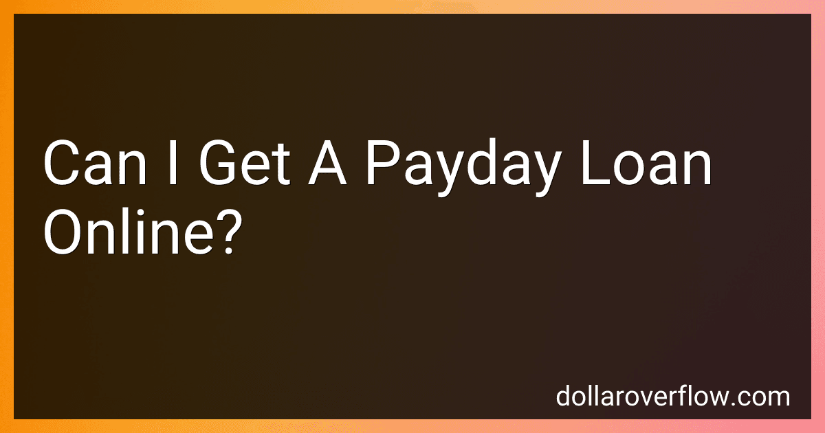 Can I Get A Payday Loan Online? image