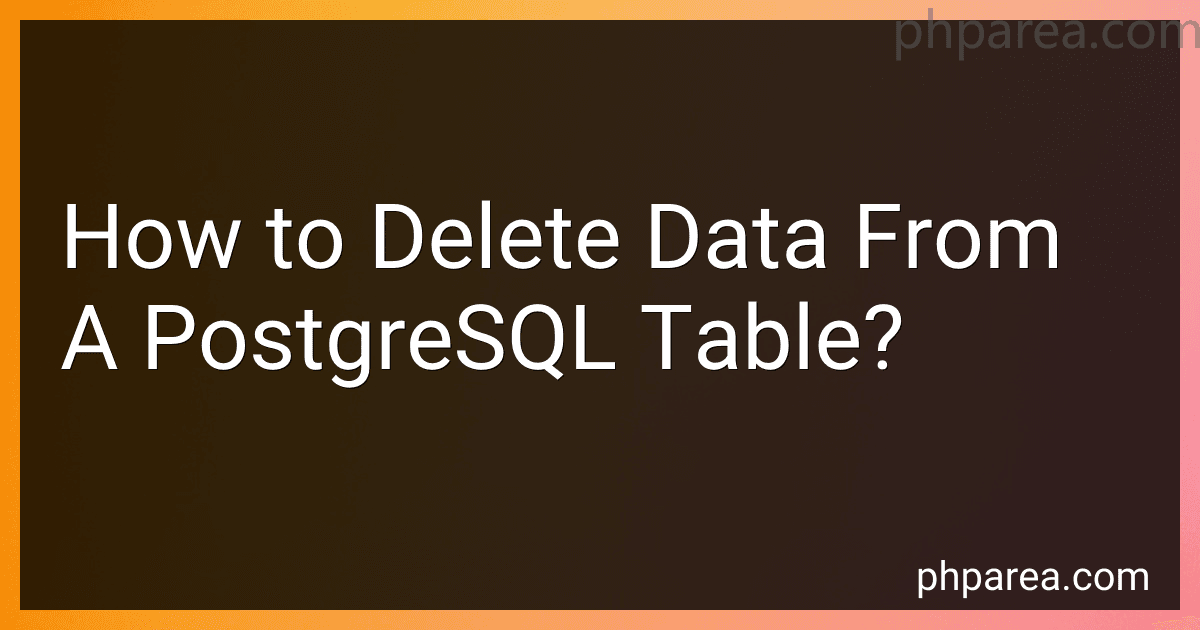 How to Delete Data From A PostgreSQL Table? preview