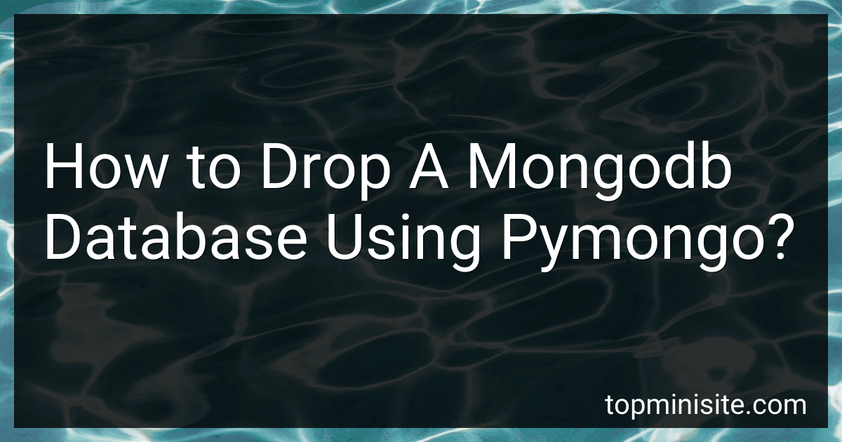 How to Drop A Mongodb Database Using Pymongo? image