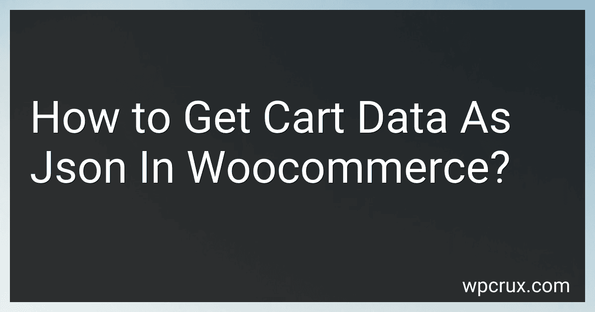 How to Get Cart Data As Json In Woocommerce? image