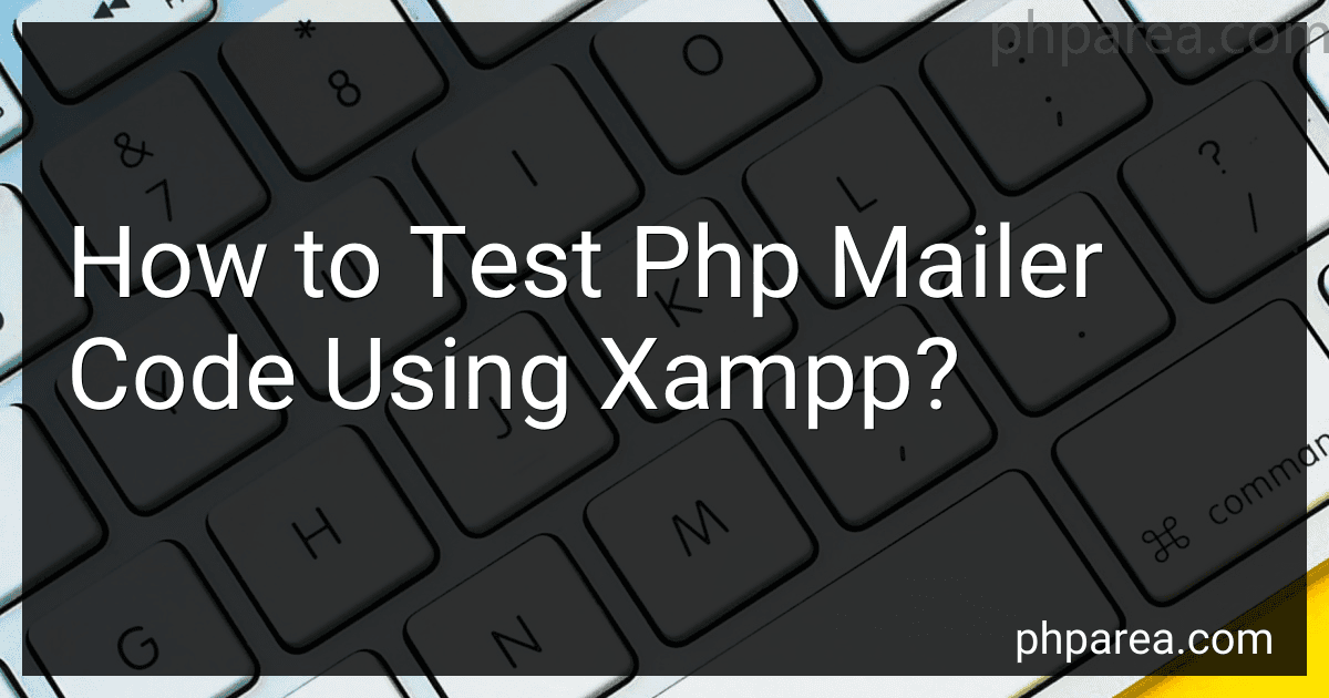 How to Test Php Mailer Code Using Xampp? image