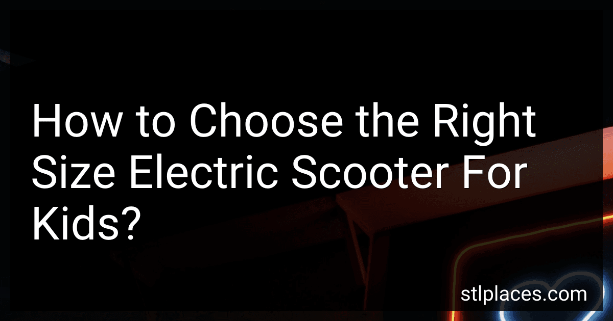 How to Choose the Right Size Electric Scooter For Kids? image