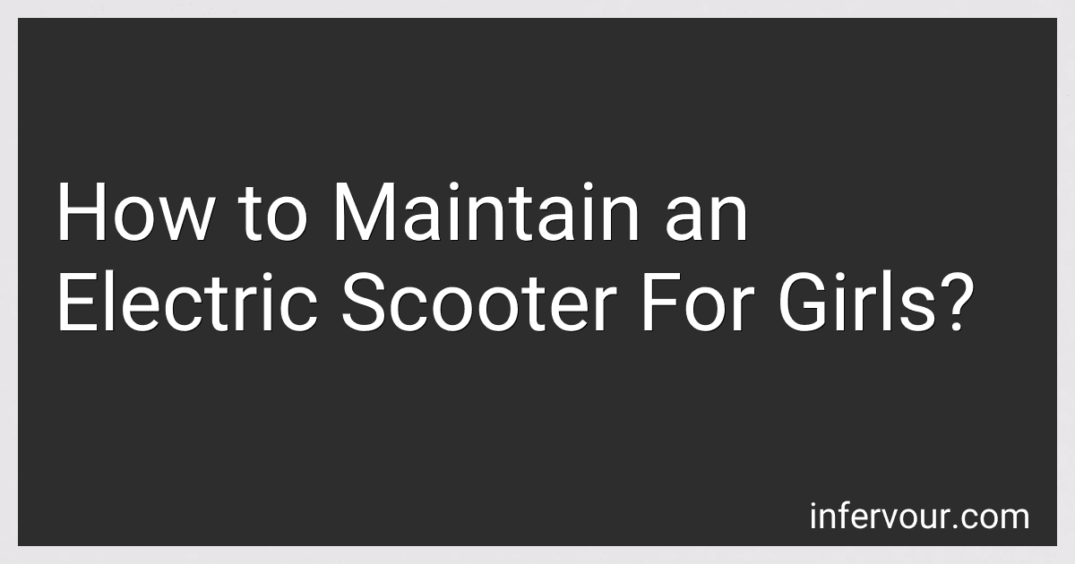 How to Maintain an Electric Scooter For Girls? image