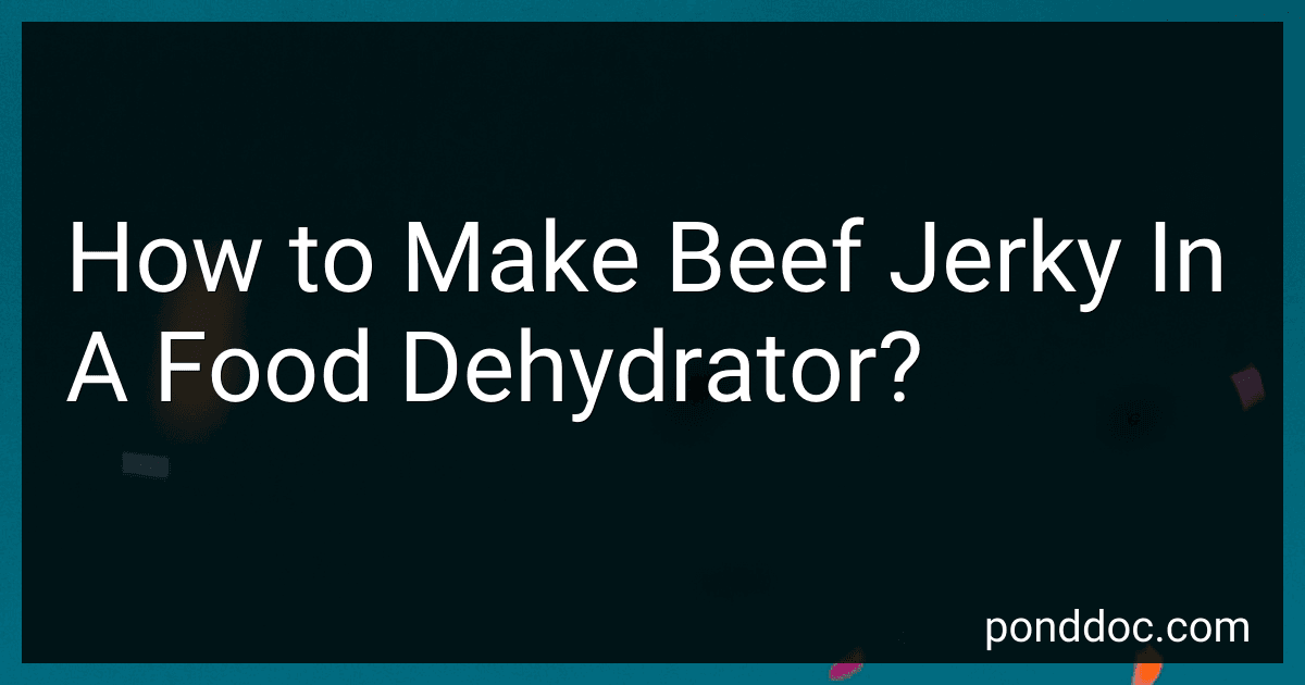 How to Make Beef Jerky In A Food Dehydrator? image