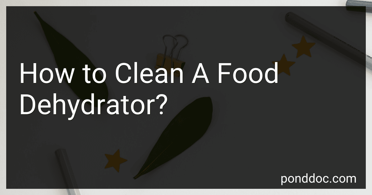 How to Clean A Food Dehydrator? image