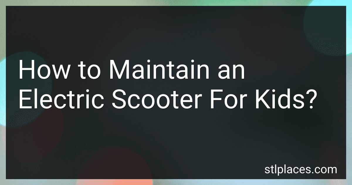 How to Maintain an Electric Scooter For Kids? preview