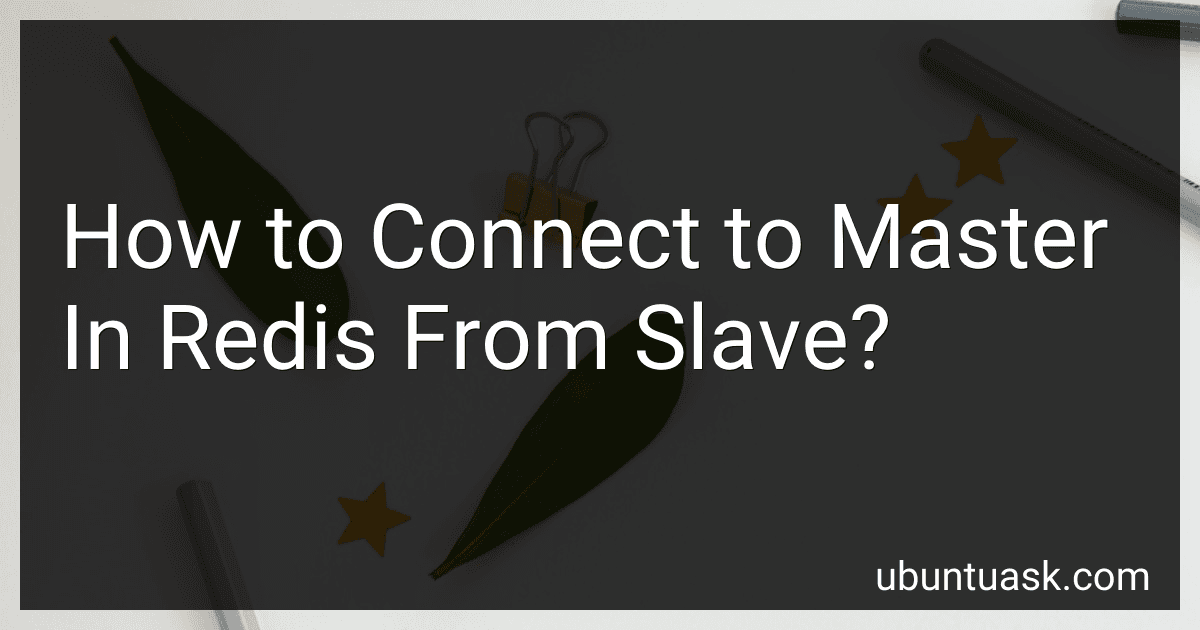 How to Connect to Master In Redis From Slave? image