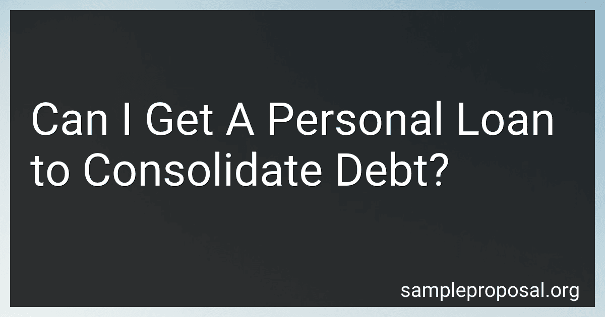 Can I Get A Personal Loan to Consolidate Debt? image