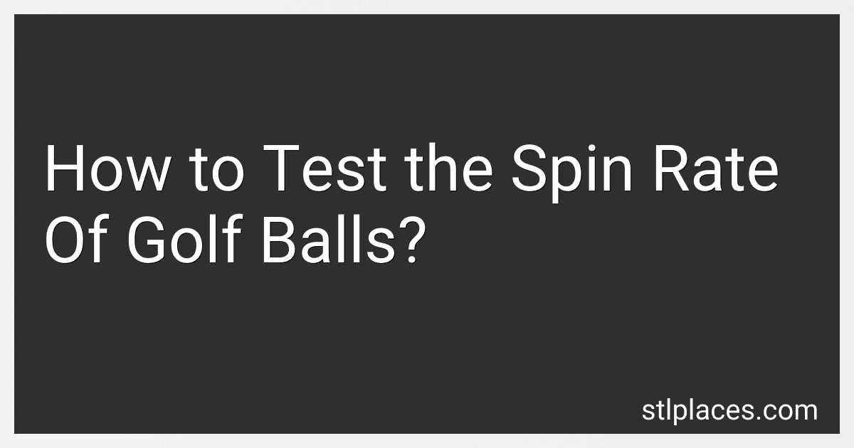 How to Test the Spin Rate Of Golf Balls? image